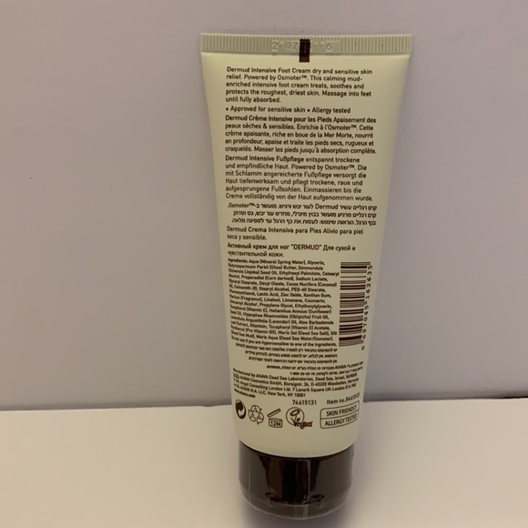 AHAVA Leave on Deadsea Mud Dermud  Dry And Sensitive Skin Intensive Foot Care. - Picture 2 of 4